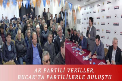 AK PARTİ BUCAK İLÇE TEŞKİLATI, ADEM ŞENGÜL’LE YOLA DEVAM DEDİ