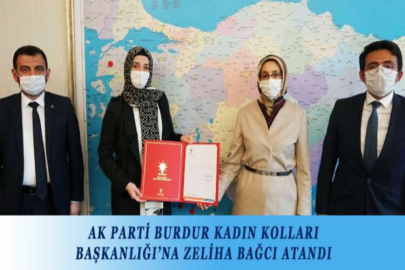 AK PARTİ BURDUR KADIN KOLLARI BAŞKANLIĞI’NA ZELİHA BAĞCI ATANDI