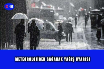 METEOROLOJİDEN SAĞANAK YAĞIŞ UYARISI