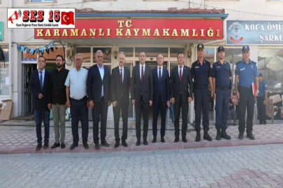 VALİ ÖKSÜZ'DEN KARAMANLI İLÇESİNE ZİYARET