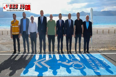 MUHTEŞEM SALDA GÖLÜ MANZARASI EŞLİĞİNDE BİSİKLET YOLU