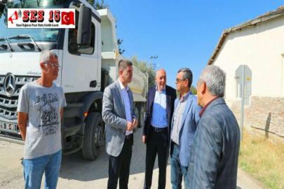 BAŞKAN ERCENGİZ, ASFALT ÇALIŞMALARINI İNCELEDİ