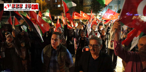 ANTALYA, ISPARTA VE BURDUR'DA İSRAİL'İN GAZZE'DEKİ HASTANEYE SALDIRISI PROTESTO EDİLDİ