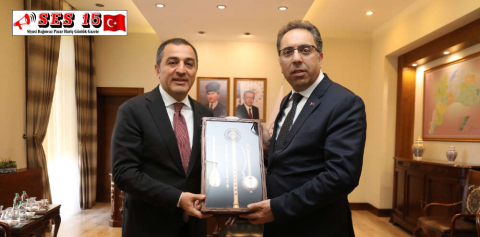 BAKAN YARDIMCISI GÜMEN, VALİ ÖKSÜZ'E ZİYARETTE BULUNDU