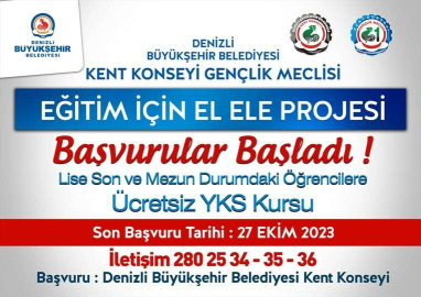 GÖNÜLLERİN PROJESİ YENİ ÖĞRENCİLERİNİ BEKLİYOR