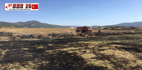 ARAZİ YANGININA ANINDA MÜDAHALE