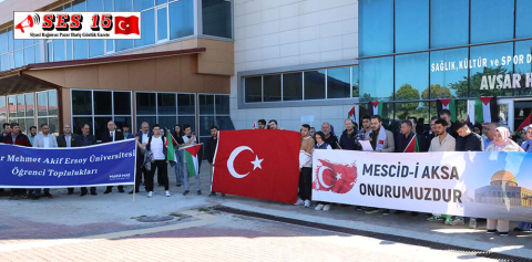 MAKÜ ÖĞRENCİ TOPLULUKLARI FİLİSTİN’E DESTEK İÇİN TOPLANDI