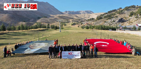 DAVRAZ'DA CUMHURİYET YÜRÜYÜŞÜ YAPILDI