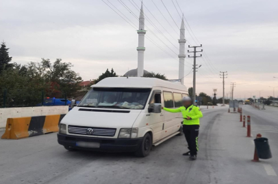 EMNİYET EKİPLERİNDEN TRAFİK DENETİMİ