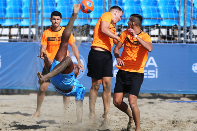 TFF PLAJ FUTBOLU LİGİ SÜPER FİNALLERİ ALANYA'DA BAŞLADI