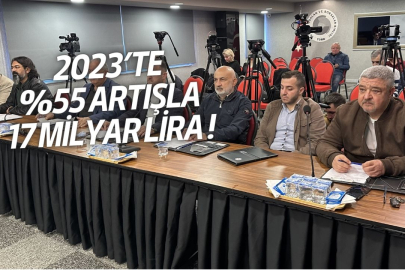 2023’te %55 Artışla 17 Milyar Lira !
