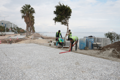 2. Etap Konyaaltı Sahil Projesi'nde Çalışmalar Sürüyor