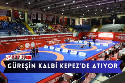 Güreşin kalbi Kepez’de atıyor