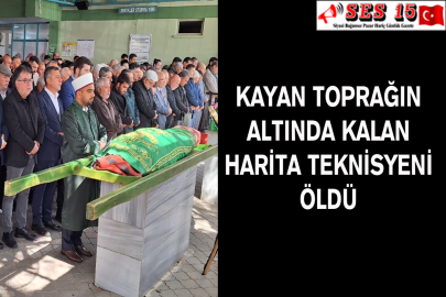 Kayan Toprağın Altında Kalan Harita Teknisyeni Öldü