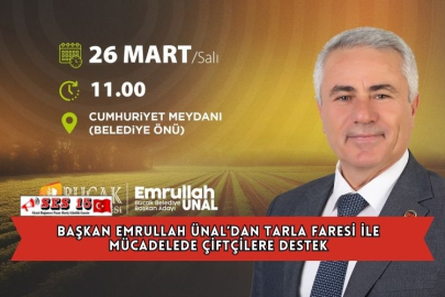 BAŞKAN EMRULLAH ÜNAL’DAN TARLA FARESİ İLE MÜCADELEDE ÇİFTÇİLERE DESTEK 