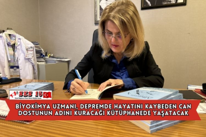 Biyokimya Uzmanı, Depremde Hayatını Kaybeden Can Dostunun Adını Kuracağı Kütüphanede Yaşatacak