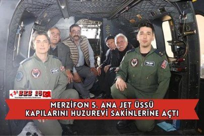 Merzifon 5. Ana Jet Üssü Kapılarını Huzurevi Sakinlerine Açtı