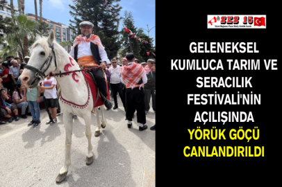 Geleneksel Kumluca Tarım Ve Seracılık Festivali'nin Açılışında Yörük Göçü Canlandırıldı