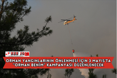 Orman Yangınlarının Önlenmesi İçin 3 Mayıs'ta "Orman Benim" Kampanyası Düzenlenecek