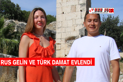 Rus Gelin ve Türk Damat Evlendi