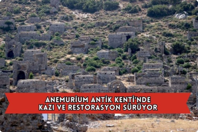  Anemurium Antik Kenti'nde Kazı ve Restorasyon Sürüyor