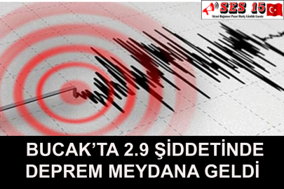  Bucak’ta 2.9 Şiddetinde Deprem Meydana Geldi