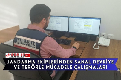 Jandarma Ekiplerinden Sanal Devriye Ve Terörle Mücadele Çalışmaları