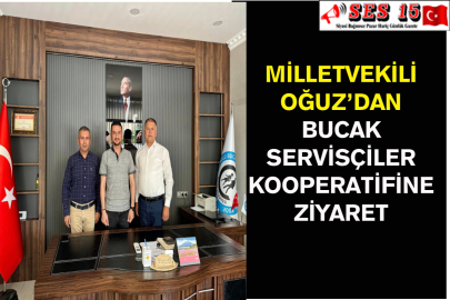 Milletvekili Oğuz’dan Bucak Servisçiler Kooperatifine Ziyaret