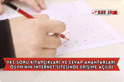 YKS Soru Kitapçıkları Ve Cevap Anahtarları, ÖSYM'nin İnternet Sitesinde Erişime Açıldı