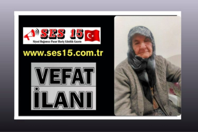 Bucak Vefat Fadime Gencer (90)