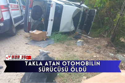 Takla Atan Otomobilin Sürücüsü Öldü