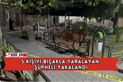 5 Kişiyi Bıçakla Yaralayan Şüpheli Yakalandı