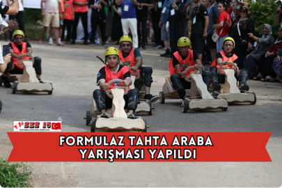 Formulaz Tahta Araba Yarışması Yapıldı