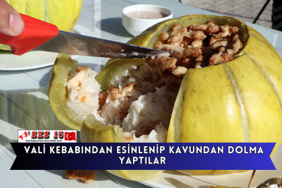 Vali Kebabından Esinlenip Kavundan Dolma Yaptılar