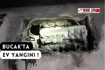 Bucak'ta Ev Yangını !