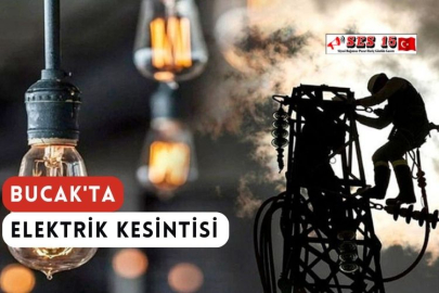 Bucak'ta Elektrik Kesintisi