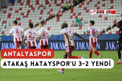 Antalyaspor, Atakaş Hatayspor'u 3-2 Yendi