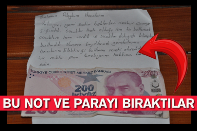 Bu Not Ve Parayı Bıraktılar