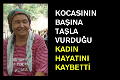 Kocasının Başına Taşla Vurduğu Kadın Hayatını Kaybetti