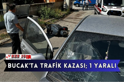 Bucak'ta Trafik Kazası; 1 Yaralı