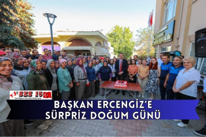 Başkan Ercengiz’e Sürpriz Doğum Günü