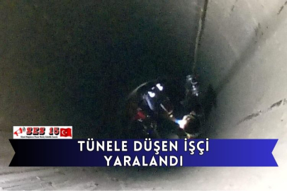 Tünele Düşen İşçi Yaralandı