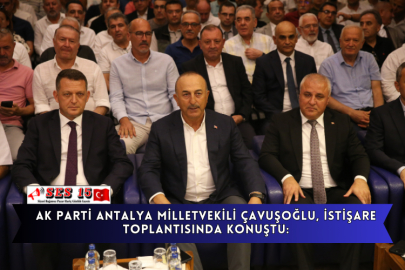 AK Parti Antalya Milletvekili Çavuşoğlu, İstişare Toplantısında Konuştu: