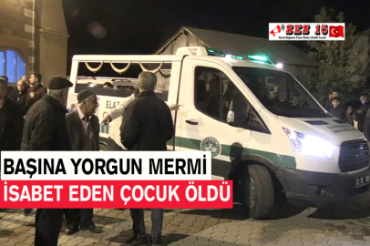 Başına Yorgun Mermi İsabet Eden Çocuk Öldü