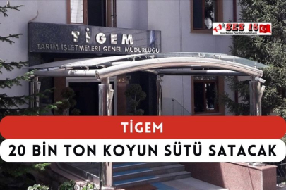 TİGEM 20 Bin Ton Koyun Sütü Satacak