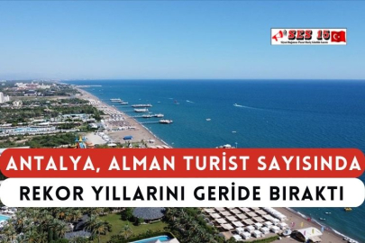 Antalya, Alman Turist Sayısında Rekor Yıllarını Geride Bıraktı