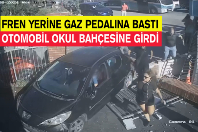 Otomobil Okul Bahçesine Girdi: 3 Yaralı
