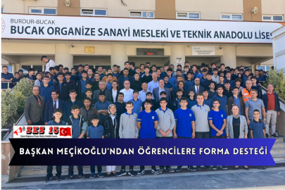 Başkan Meçikoğlu’ndan Öğrencilere Forma Desteği