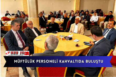 Müftülük Personeli Kahvaltıda Buluştu