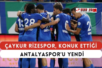 Çaykur Rizespor, Konuk Ettiği Antalyaspor'u Yendi